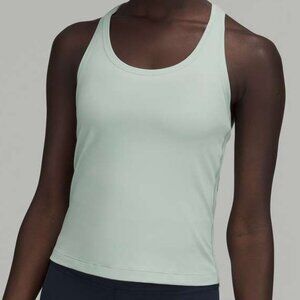 Lululemon Cool Racerback Short Tank Top *Nulu Silver Blue Sz 8
